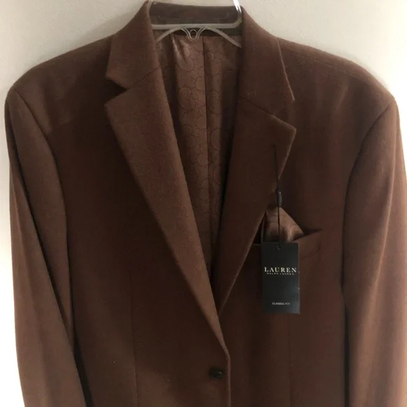 Lauren Ralph Lauren Rich Brown Men's Blazer